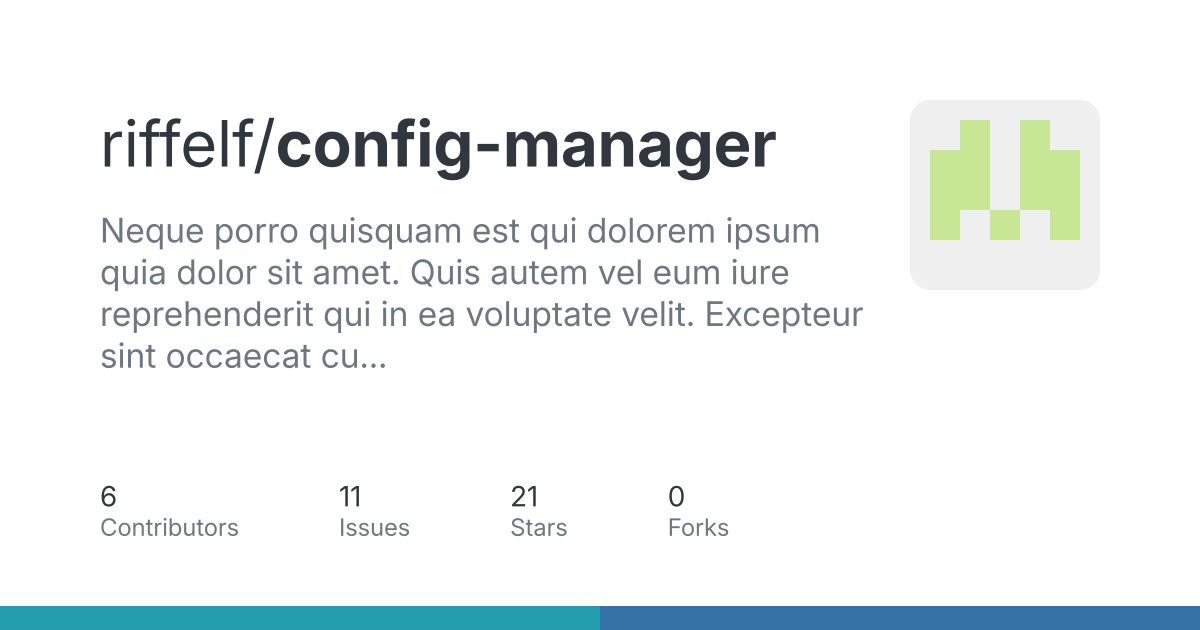 riffelf/config-manager